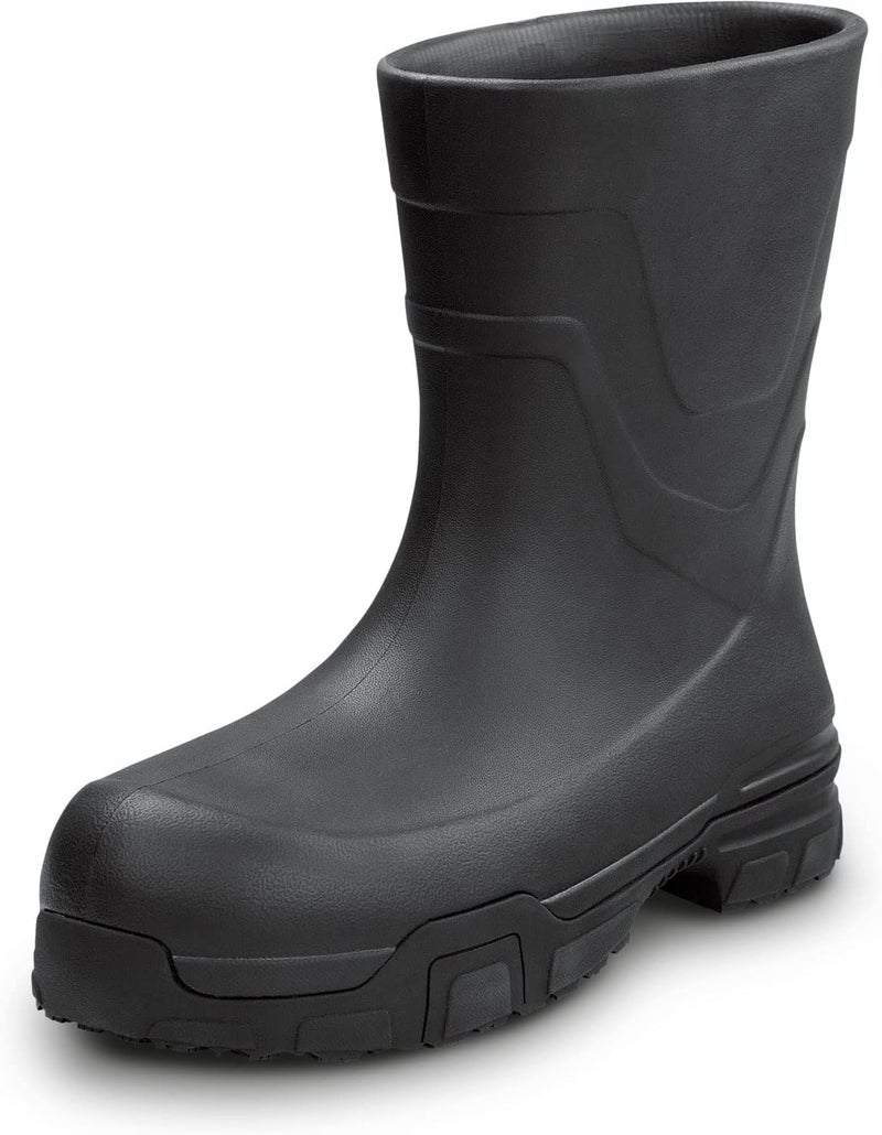 SR Max Store Everett, Unisex, Black, Pull On Style, MaxTRAX Slip Resistant, Soft Toe Work Boot - Image 1